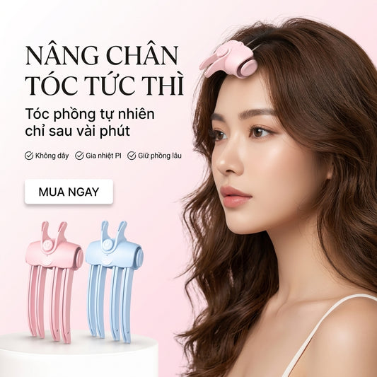 KẸP TĂNG PHỒNG CHÂN TÓC KHÔNG DÂY