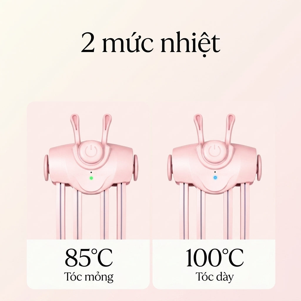 KẸP TĂNG PHỒNG CHÂN TÓC KHÔNG DÂY
