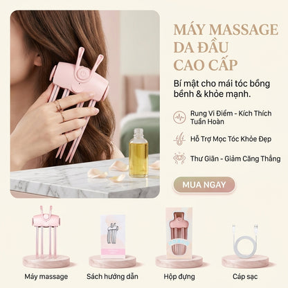 KẸP TĂNG PHỒNG CHÂN TÓC KHÔNG DÂY