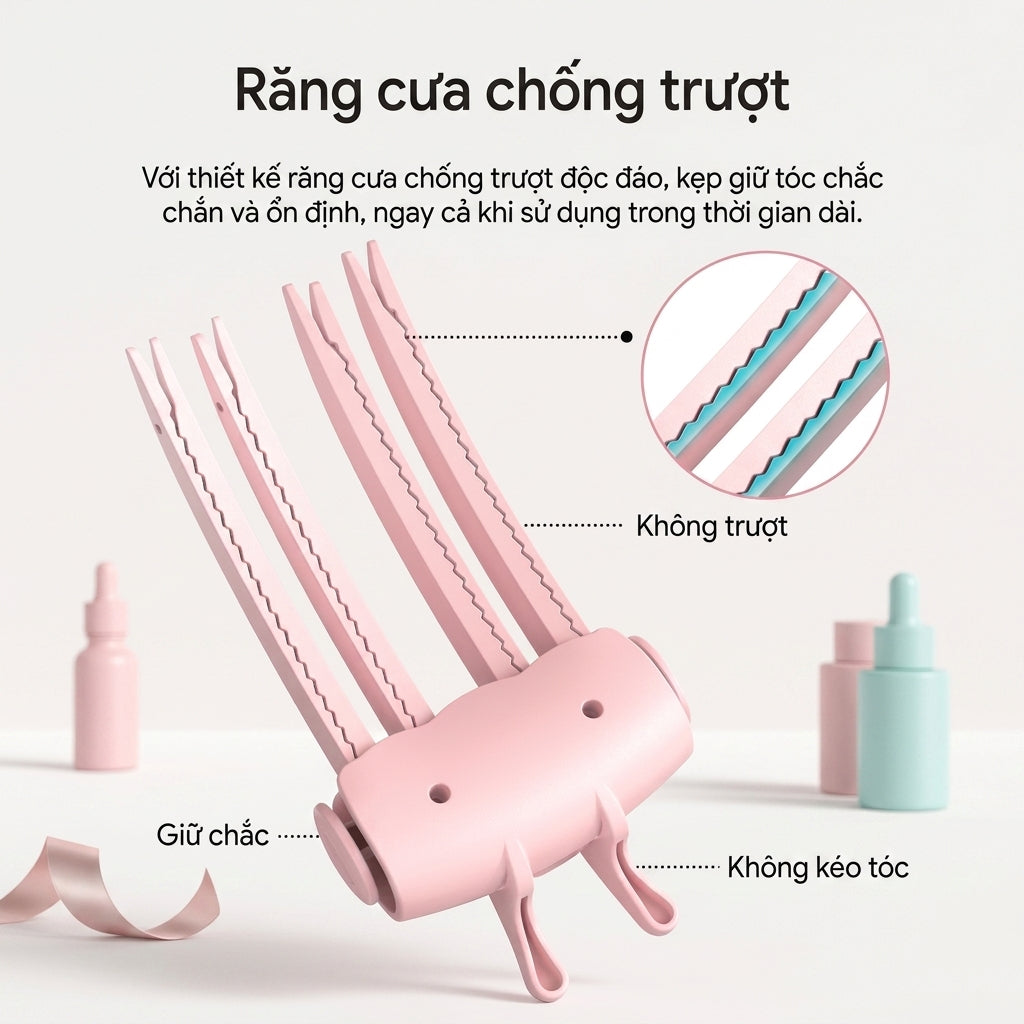 KẸP TĂNG PHỒNG CHÂN TÓC KHÔNG DÂY